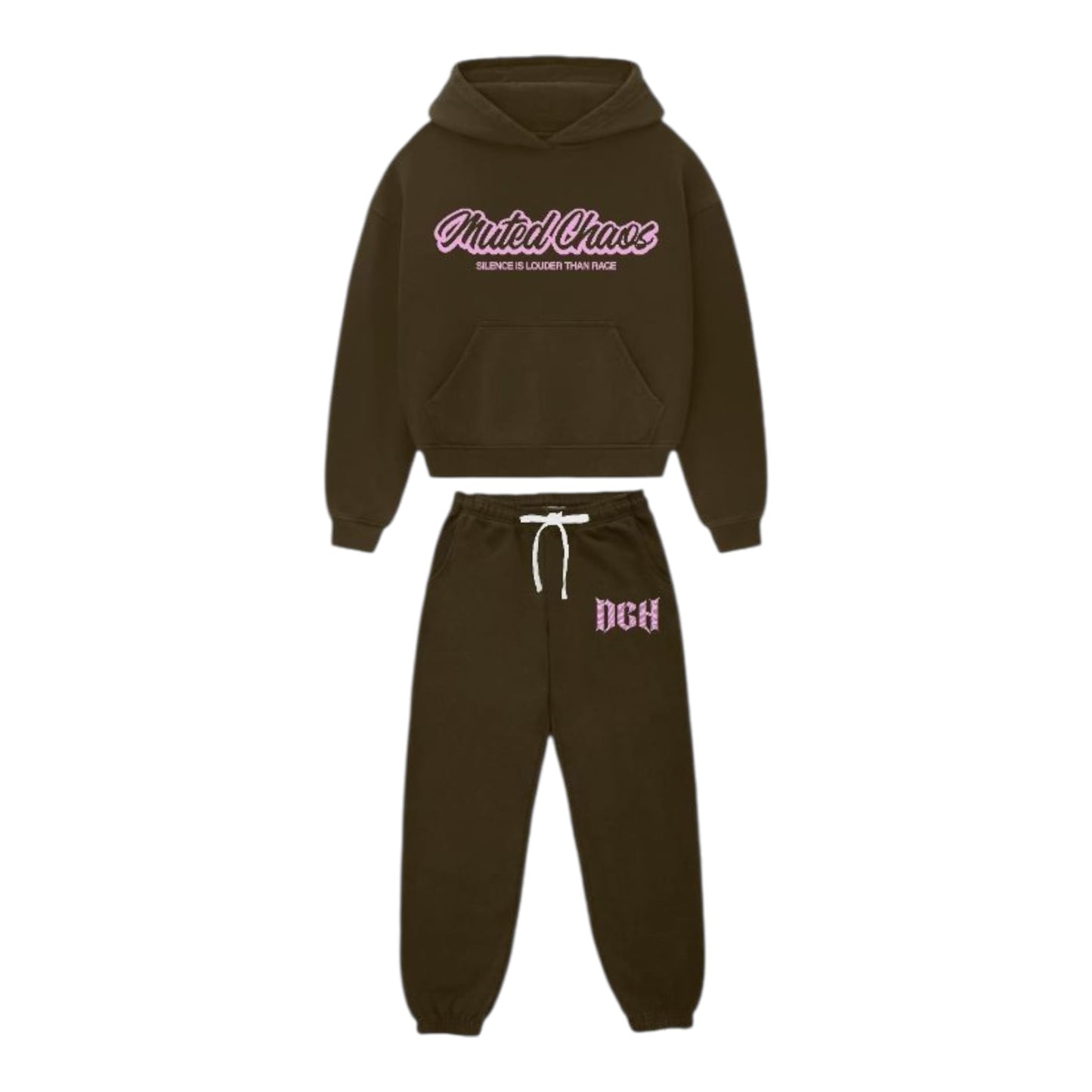 Muted Chaos Streetwear Set – Hoodie, Joggers
